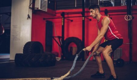 Battle Rope Exercises - Side Slam Exercises