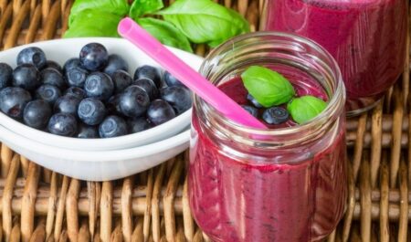 Breakfast Smoothies For Weight Loss - Blueberry Smoothies