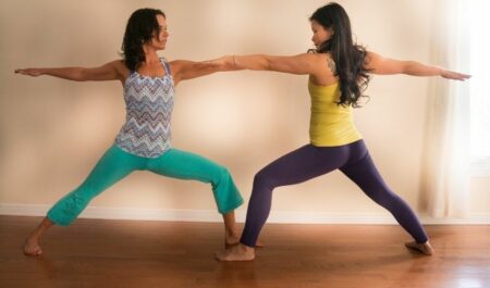 Yoga Poses For Weight Loss - warrior two yoga