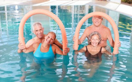 Aerobics For Seniors - Seniors Water Aerobics workout