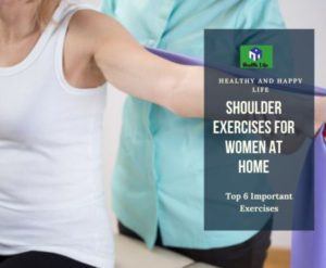 Shoulder Exercises For Women
