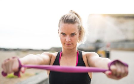 Clamshell Exercise - resistance band