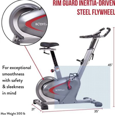 Body Rider Indoor Upright Exercise Bike