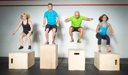 Hip Extension Exercises - box jumps