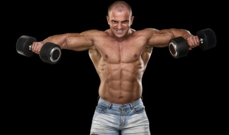 Military Press Exercise - dumbbell Lateral Raise