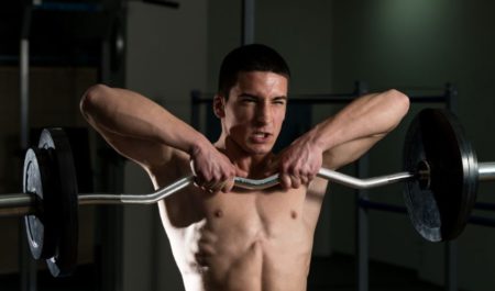 Wide Grip Pulldown - trapezius muscles workout