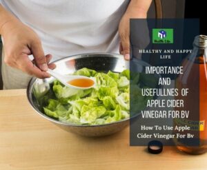 Apple Cider Vinegar For Bv