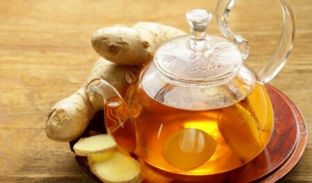 Best Tea For Sore Throat - Ginger Tea