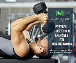 What are the tricep exercises for Men and Women Unless Age Level?