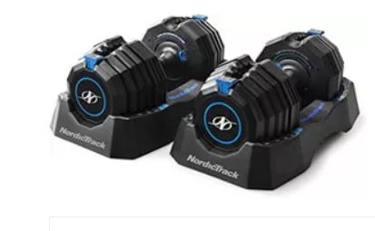 cheap adjustable dumbbells - NordicTrack Select-A-Weight Dumbbell Set