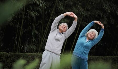 60 Year Old Women Body Transformation - stretch older women