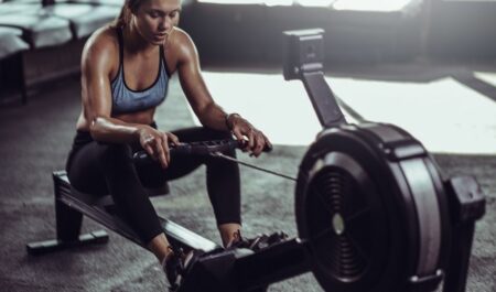 Low Intensity Workout Routines - rowing machine