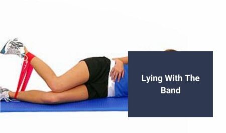 Hip Internal Rotation - Lying With The Band