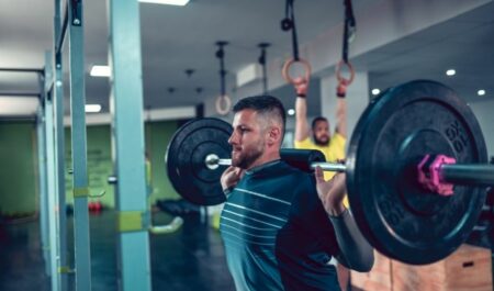 Behind The Neck Press - barbell neck press