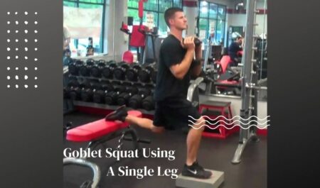 Single Leg Squat - Goblet Squat Using A Single Leg