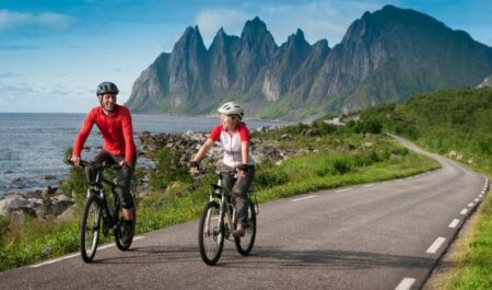 Riding a bike - biking