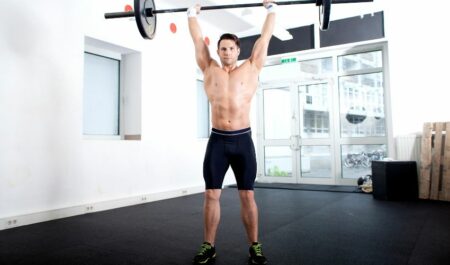 Overhead Press Workout - barbell overhead press