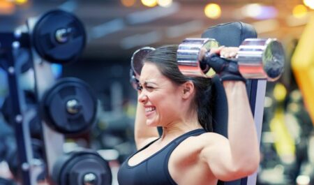 Overhead Press Workout - seated overhead press