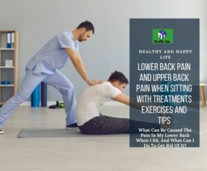 Lower Back Pain When Sitting