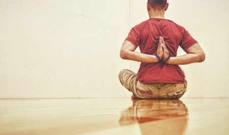 Shoulder Stretching Exercises - Reverse prayer