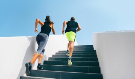 Strengthening Glutes Exercises - climbing stairs