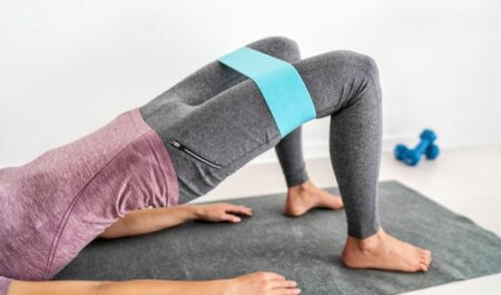 Resistance Bands Workout For Abs - Banded Bridge