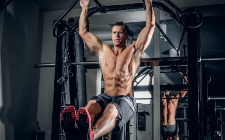 Best Ab Exercises for Men - Hanging knee raise