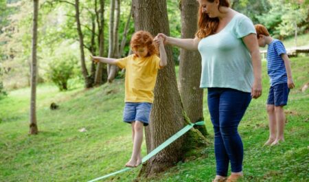 Exercises For Balance And Stability - Tightrope walk