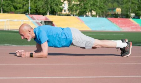 best core strengthening exercises for seniors - Plank for seniors