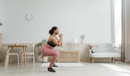crossfit workouts at home for beginners - squats
