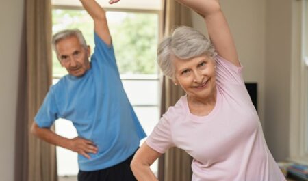 worming up before exercises for seniors
